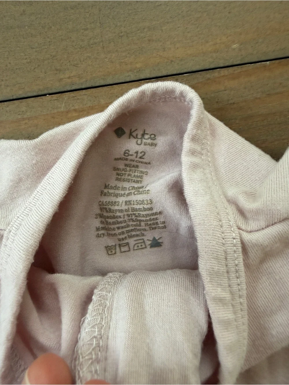 Kyte BABY Soft Pink Bamboo Footed Pajamas - 6-12 Months